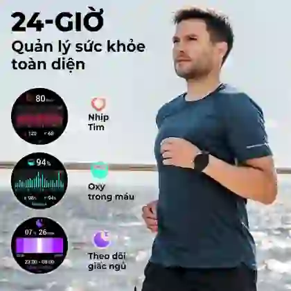 Đồng hồ thông minh Soundpeats Watch 4 - Đen 5